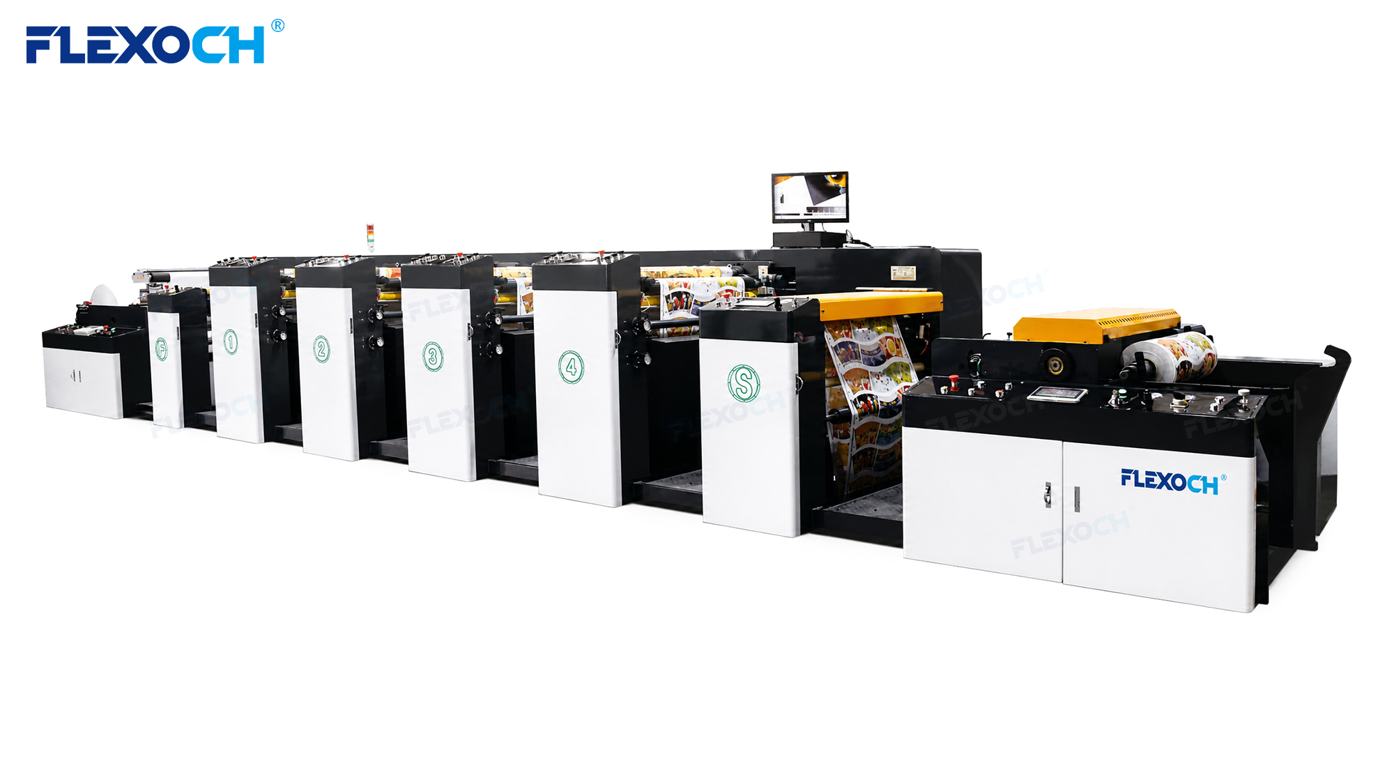 Mesin Cetak Flexo Inline untuk Nonwoven